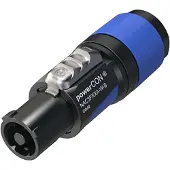 Neutrik NAC3FXXA-W-S Netstekker powerCON Bus, recht Totaal aantal polen: 2 + PE 16 A Blauw 1 stuk(s) Piece