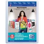 Oxford Polyvision showalbum flexibel A4 transparant (40 insteekhoezen)