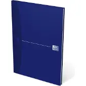 Oxford Office Essentials schrift, harde kaft, 192 bladzijden, gelijnd, ft A4, original blue