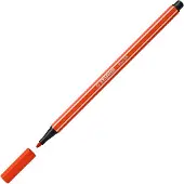 Stabilo viltstift pen 68, rood, 10 stuks