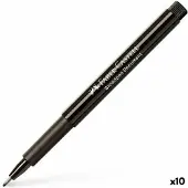 Faber-Castell Broadpen Document, 0,8 mm, zwart, 10 st.
