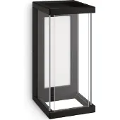 Philips Ulyzo wandlamp - zwart - E27