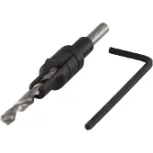 Wolfcraft Voorboor | Met verzinkboor | Ø4,5-11mm | 1 stuk - 2511000