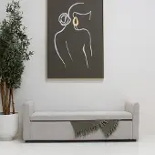Giga Meubel Opbergbank Calvin Beige 150cm