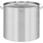 Royal Catering Gastro-kookpan met deksel, roestvrij staal, geschikt voor inductiekookplaten, 12 liter