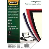 Fellowes Inbindkaft Pulp Wit Pak van 25 stuks