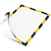 Durable Duraframe Magnetic Security ft A4, geel/zwart, 5 stuks