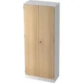 Hjh OFFICE PRO SIGNA K 6100 SG - Hoogte van de map | 5 OH met knop (afsluitbaar) Wit/Eiken Kast