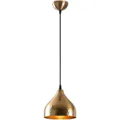 Opviq Hanglamp Tattoo 2394, dimbaar, brons / oud-messing, Woon-/ Eetkamer, metaal, Marokkaans / oosters, hanglamp
