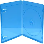 MediaRange BOX39-50 CD-doosje Blu-Ray-doos 1 schijven Blauw, Transparant