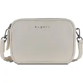 Bugatti Schoudertas 'Almata' beige / zwart