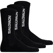 Salomon Everyday Crew, sokken, 3-pack, zwart
