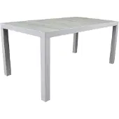 AVH-Collectie Showroommodel Fresno dining tuintafel 160x90xH74 cm wit