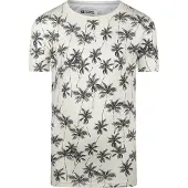 No Way Monday T-shirt ecru Jongens Stretchkatoen Ronde hals All over print - maat 158