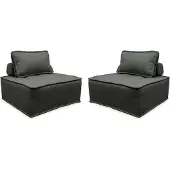 Sweeek 1 zitsbank, set van 2 Grijs