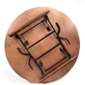 Veba Buffettafel hout inklapbaar rond Ø 122 cm, 20122