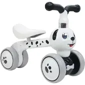 Ecotoys Binnen/Buiten Loopfiets Hond - Krasvrije Wielen - 10-36 mnd