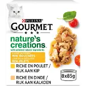 Gourmet 6x - nature's creations - kip - 8x85g