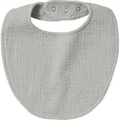 Vertbaudet Set van 3 katoenen slabbetjes van katoengaas veel blauw