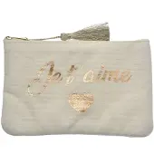 Juleeze Toilettas Dames 17x11 cm Wit Synthetisch