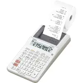 Casio HR-8RCE-WE Bureaurekenmachine met printer Wit Aantal displayposities: 12 werkt op batterijen, werkt op het lichtnet (optioneel) (b x h x d) 102 x 42 x