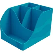 Exacompta Neo Deco Pennenbak Pen-Wave 5 vakken PS (polystyreen) Eendenblauw