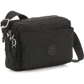 Kipling Schoudertas 'ABANU M' bruin / zwart gemêleerd