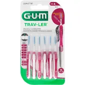 Gum 3x Trav-Ler Ragers Aubergine 1.4mm 6 stuks