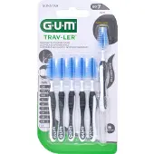 Gum 3x Trav-Lers Ragers Zwart 2,6 mm 6 stuks