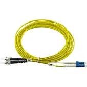 BlueOptics Duplex glasvezel patchkabel LC-UPC/ST-PC singlemode 7,5 meter (7.50 m), Netwerkkabel