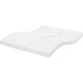 vidaXL Schuimmatras 7 zones hardheid 20 ILD 200x210 cm wit