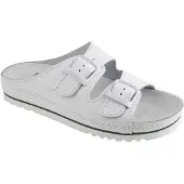 Scholl Slipper Unisex Air Bag White-Schoenmaat 35