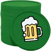 Combicraft Biermunten / Consumptiemunten Donker groen - Ø29mm enkelzijdig bedrukt - 100 stuks