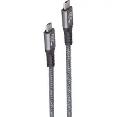 Shiverpeaks USB Kabel Typ-C Stecker auf Typ C Stecker, 4.0, 240W, PRO, 2,0m
