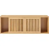 En.casa Wandrek Grums met 2 schuifdeuren 92,5x20x33 cm bamboe