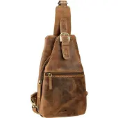 Green Burry Schoudertas bruin