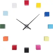 Karlsson Klok DIY Cubic Multi Colour 6 cm