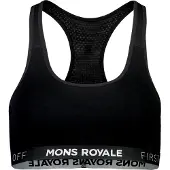 Mons Royale - Women's Sierra Sports Bra - Sportbeha XS, zwart