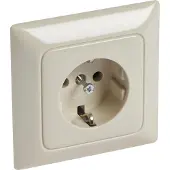 Legrand 776120, Type F, Schroeven, Wit, IP20, 250 V, 16 A