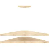 Skye Decor TV-meubilair, Mensi - Eik (120 x 49 x 5 cm)
