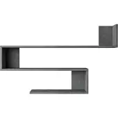 En.casa Wandplank Kitee 120x14,5x71,5cm betonkleurig