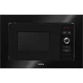 Amica AMMB20E1GB, geïntegreerde combi-oven, grillfunctie, 20 liter, 800 watt, zwart