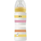 Chicco zuigfles Siliconen Well Being 330ml geel