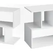 Vicco Karel TV-meubel – 120 x 50.6 cm Wit