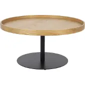 White Label Bijzettafel Yuri Oak - Maat L