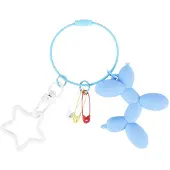 Yehwang Tas accessoires - Dogly pendant - Blauw - Tas hanger