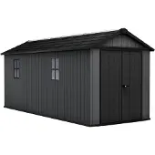 Keter Newton 7517 Tuinhuis - 539x230x246cm - Grijs