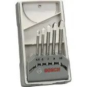 Bosch 2608587170 Glas- en keramiekboren 5-delig 5.5 mm, 6 mm, 7 mm, 8 mm, 10 mm Cilinderschacht 1 set(s)
