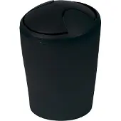 Spirella Move Prullenbak met Deksel – Kantelbare Afvalemmer voor Badkamer, Keuken en Toilet – Moderne Badkamer Afvalbak