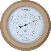 Nextime Buitenbarometer Orchid Ø22cm Metaal Bruin